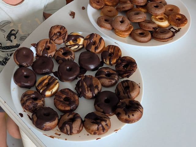 Mini Donuts en gofrera