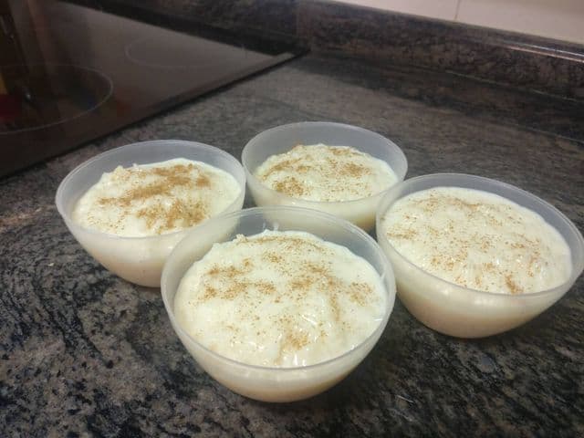 Arroz con leche en olla express