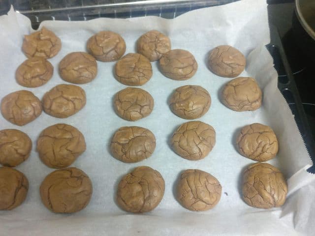 Craqueladas (galletas de chocolate)