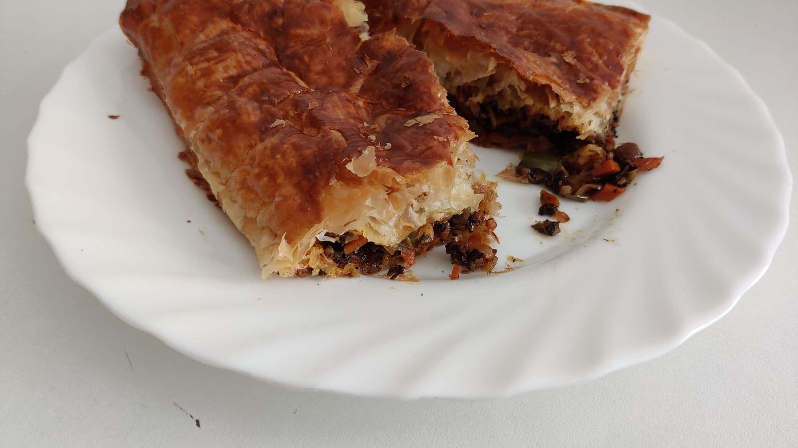 Hojaldre de morcilla