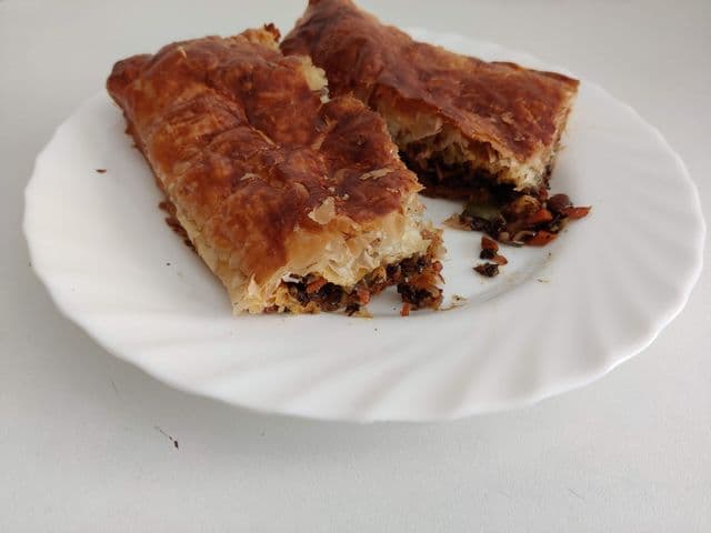 Hojaldre de morcilla