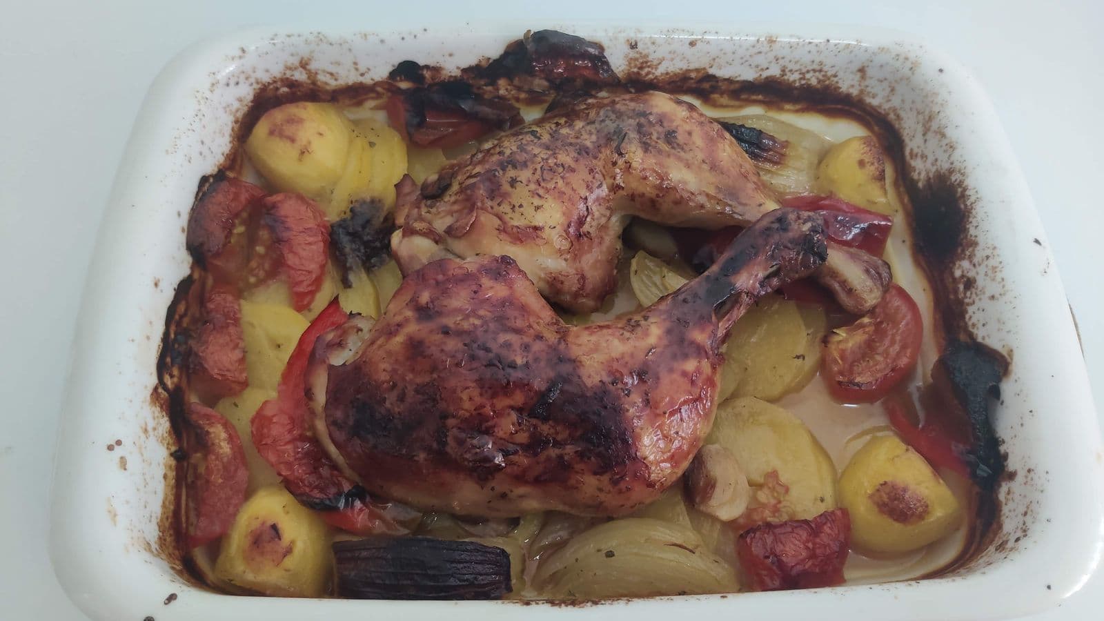 Pollo a la hellinera (al horno)