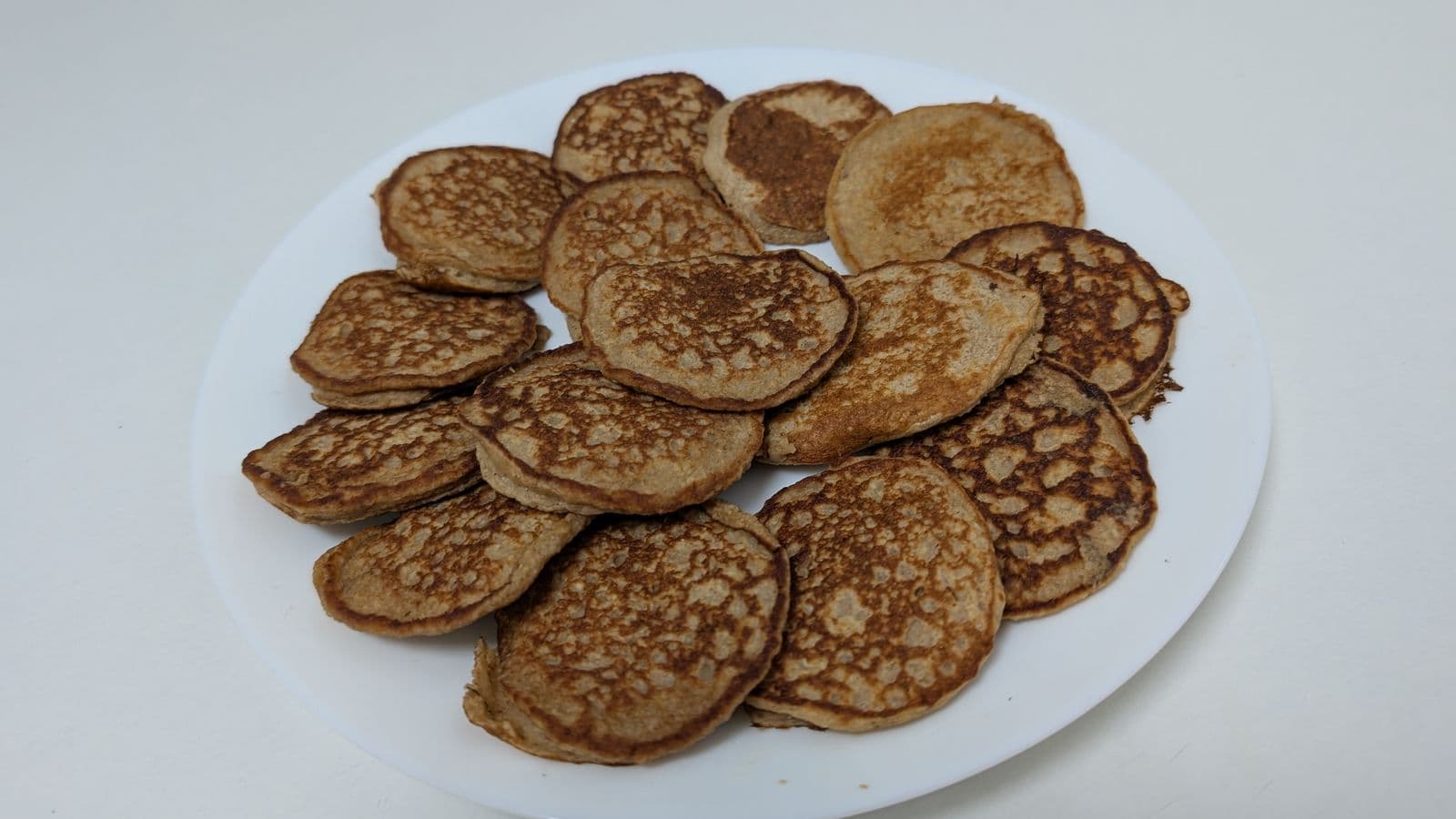 Tortitas de avena y manzana